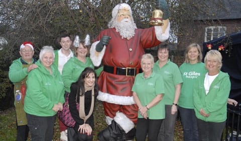1168---St-Giles---Christmas-Fayre St Giles Hospice staff and volunteers gearing up for the charity’s Christmas Fayre
