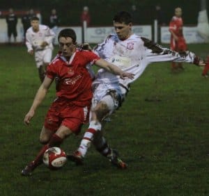 danny ashton battles away Danny Ashton tries to ride a tackle. Pic: Dave Birt
