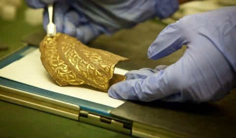One of the new Staffordshire Hoard items. Pic: Vivienne Bailey