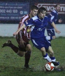 andy westward on the ball Andy Westwood on the ball. Pic: Dave Birt