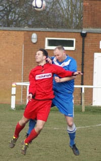 Action from Lichfield City v Blackwood
