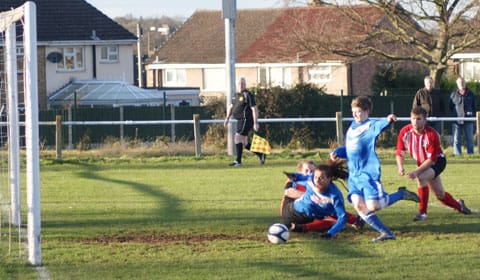 thurstance Danny Thurstance puts Lichfield ahead against Atherstone Town