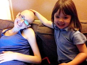Katie Scarbrough with her daughter Sophie