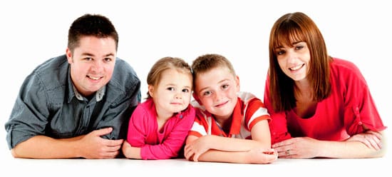 Stuart, Sophie, Sam and Katie Scarborough. Pic: Martin Davies Photography