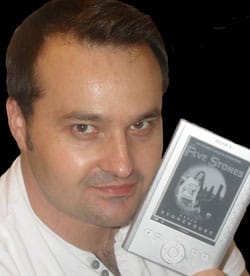 davidstonehouse David Stonehouse with the e-edition of his new book