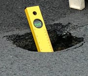 The pothole in Burntwood
