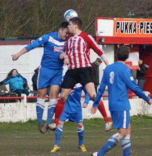 Action from Atherstone v Lichfield City