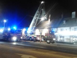 Firefighters at the Duke of York. Pic: streetphantom