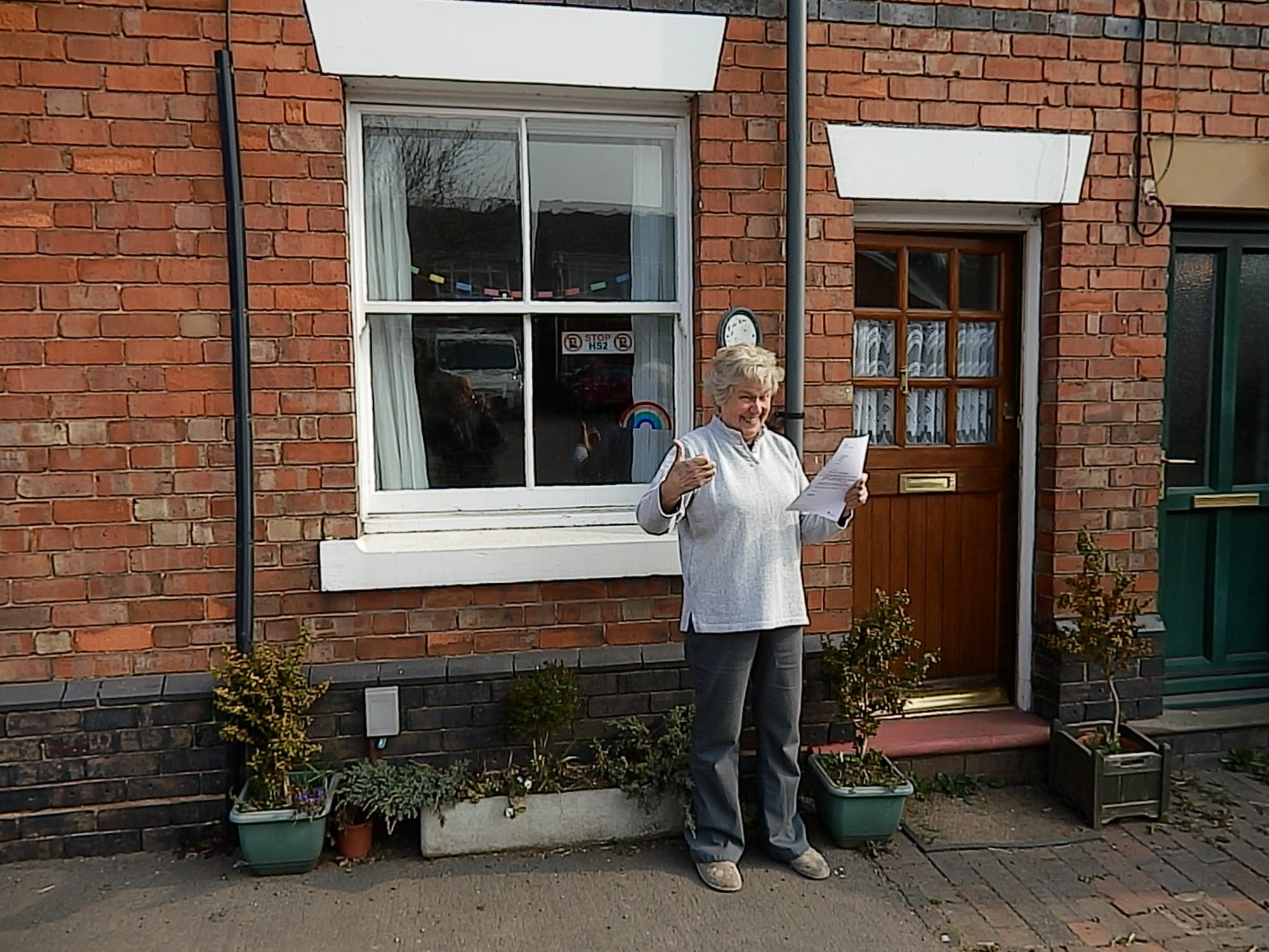 Whittington resident June Thorne celebrates winning an energy makeover Whittington resident June Thorne celebrates winning an energy makeover