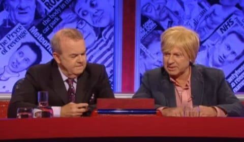 Michael Fabricant MP with Ian Hislop on Have I Got News For You