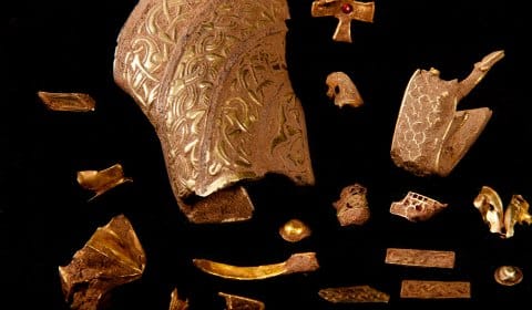 Some of the Staffordshire Hoard finds