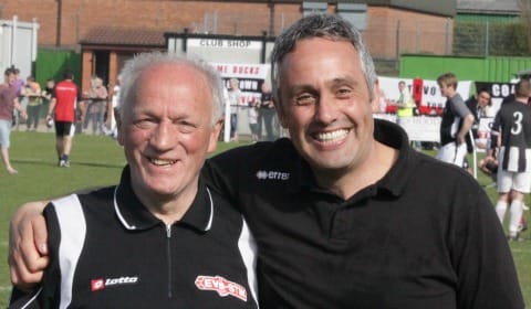 Kevin Sweeney and Craig Harris. Pic: Dave Birt