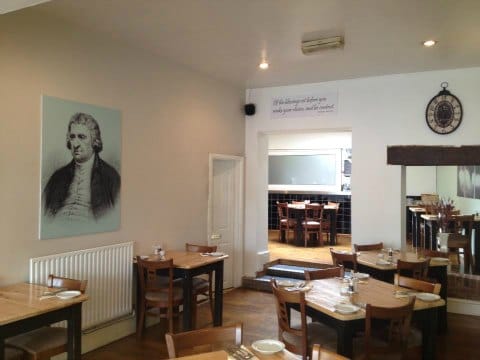 The interior at The Olive Tree