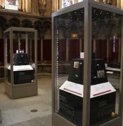 The Staffordshire Hoard on display at Lichfield Cathedral