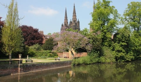 A view across Minster Pool