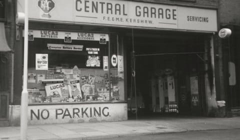 The old Central Garage site