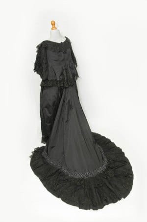 The dress which belonged to Queen Victoria