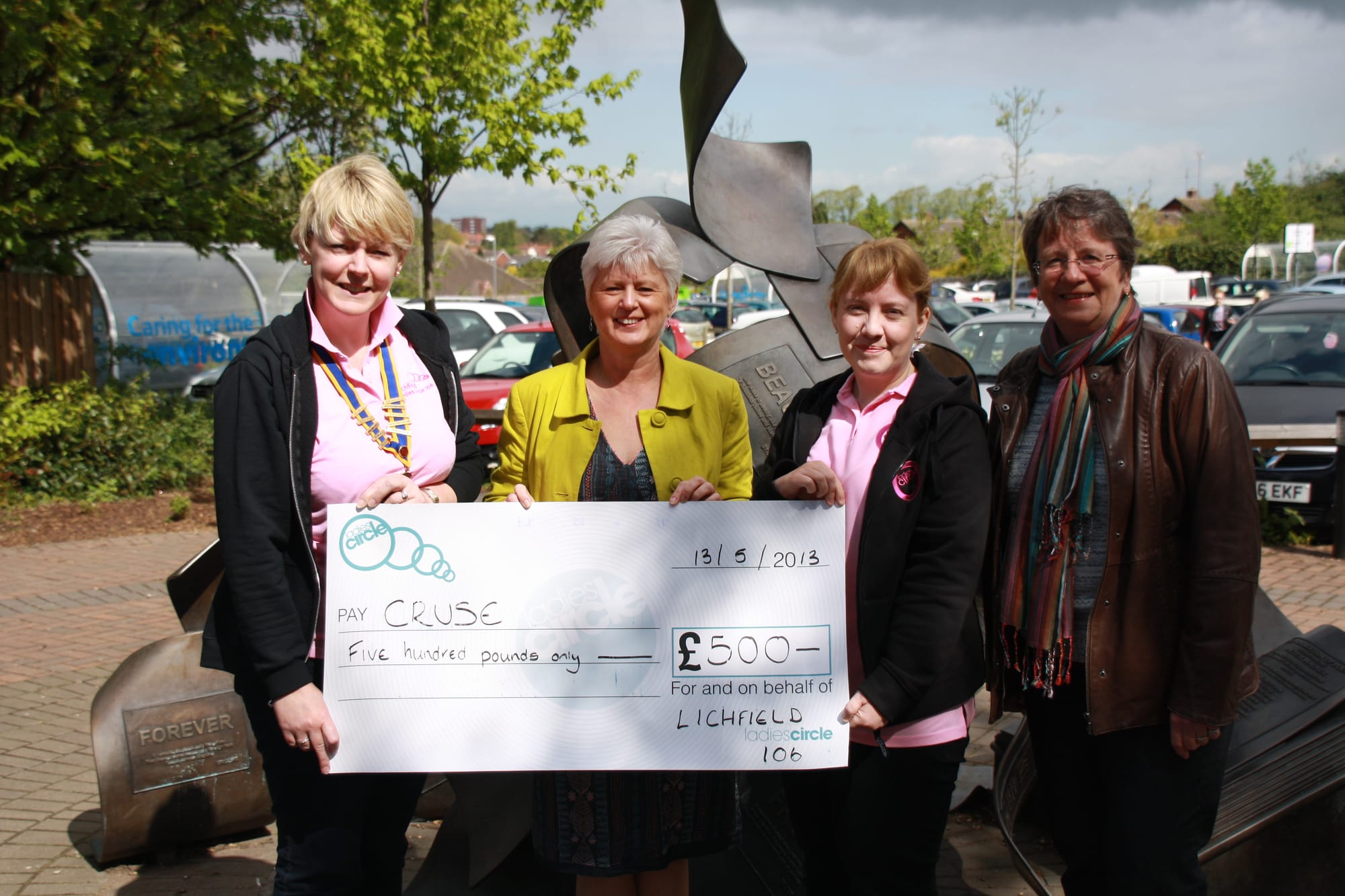 Helen McDonald, Pauline Hinsley, Shelley Harrington and Fiona Gillespie