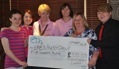 Jess Clark, Sarah Clark, Helen McDonald, Susan Davies, Sarah Hughes and Lewis Hughes