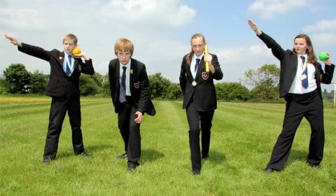 Liam Spain, Alex Blackham, Jodie Phillips and Keira McCormick