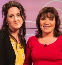 Anouska Knight with Lorraine Kelly