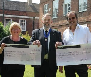 Jo Bailey, Cllr Ken Humphreys and Simon Price