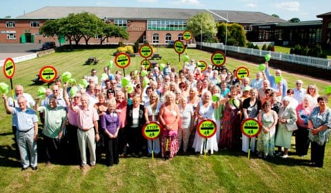 Lollipop men and women at the celebration