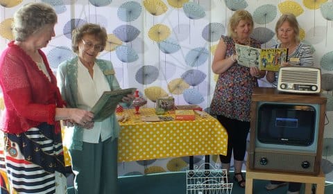 Samuel Johnson League of Friends members Meryl Hewitson-Groves, Maureen Hemmingsley, Sue Partington and Brenda Walker check out the new RemPod