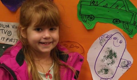 Demi-Lea Wright at the Big Draw event