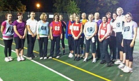 Netball players in Lichfield