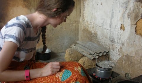 Flo Best cooking traditional Ghanaian food 