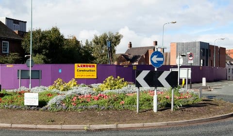 The location for the new hotel as seen from The Friary Island