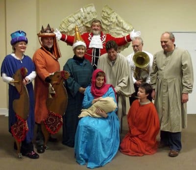 Some of the cast who will present the Late Night Nativity