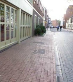 The proposed site for a new taxi rank on Sandford Street. Pic: Lichfield District Council