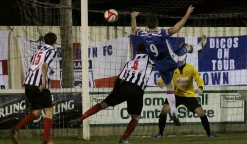 Nick Wellecomme goes close to a winner late on. Pic: Dave Birt