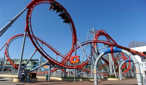 The G-Force ride at Drayton Manor Theme Park. Pic: Sam Bagnall