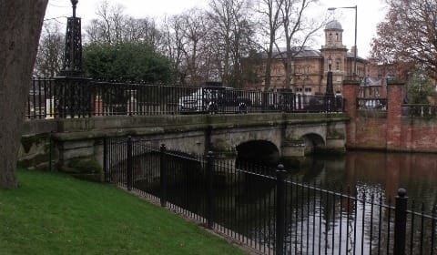 Minster Pool bridge. Pic: Elliot Brown