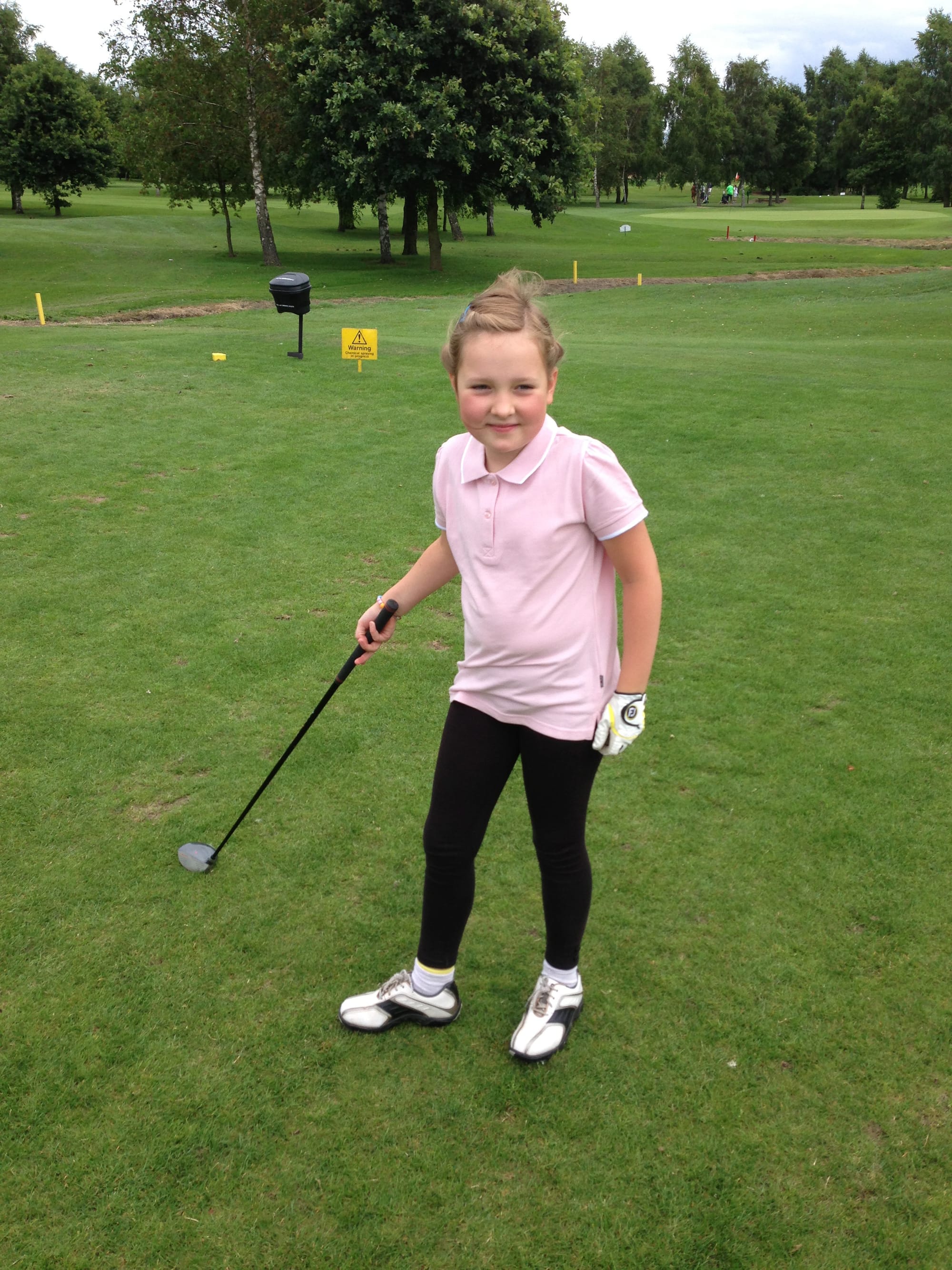 Maria-Tiffany preparing for the Junior Masters