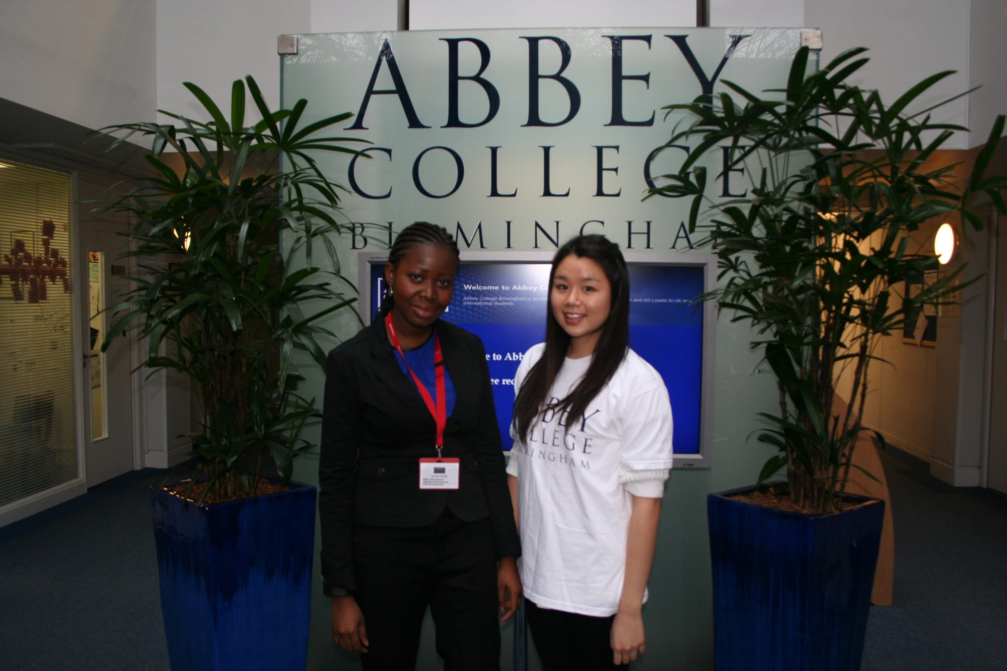 Yinka Oduwole with Wing Ho