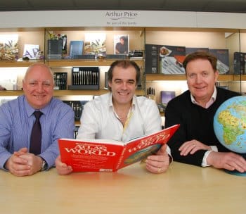 Export manager Kevin with CEO Simon Price and sales director Tony Melia