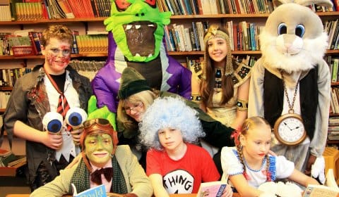 Maple Hayes students in their World Book Day costumes