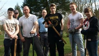 The volunteers at the National Memorial Arboretum
