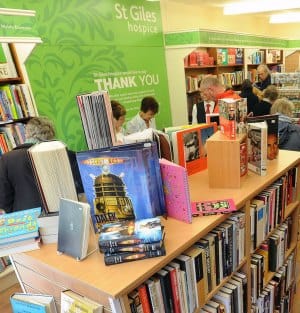 A St Giles Hospice book shop