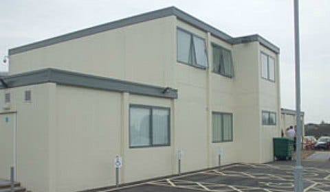 The temporary Burntwood Health and Wellbeing Centre