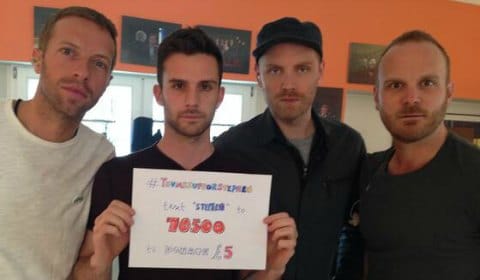 Coldplay backing Stephen Sutton's campaign