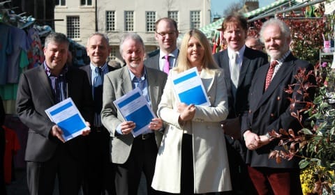 Richard Lewis, Richard King, Simon Lumb, Michelle Baker, Mike Castree, Oliver Dove and Cllr Ian Pritchard