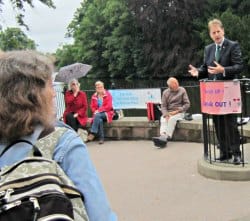 Matthew Ellis at Speakers' Corner