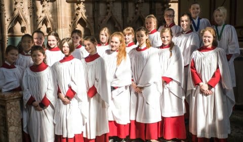 Lichfield Cathedral's girl choristers