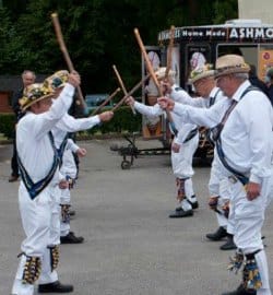 The Uttoxeter Morris Men perform