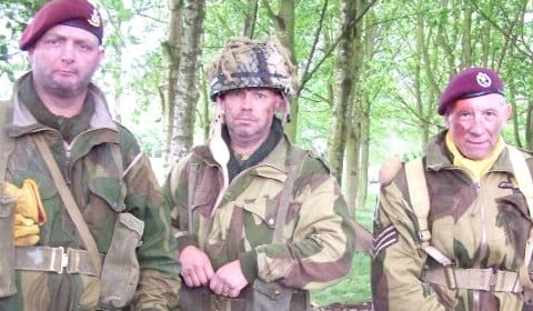 Re-enactors from the World War Two Living History Association